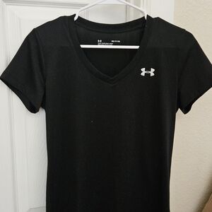 Under Armour Women's Black Short Sleeve Tee Size Small